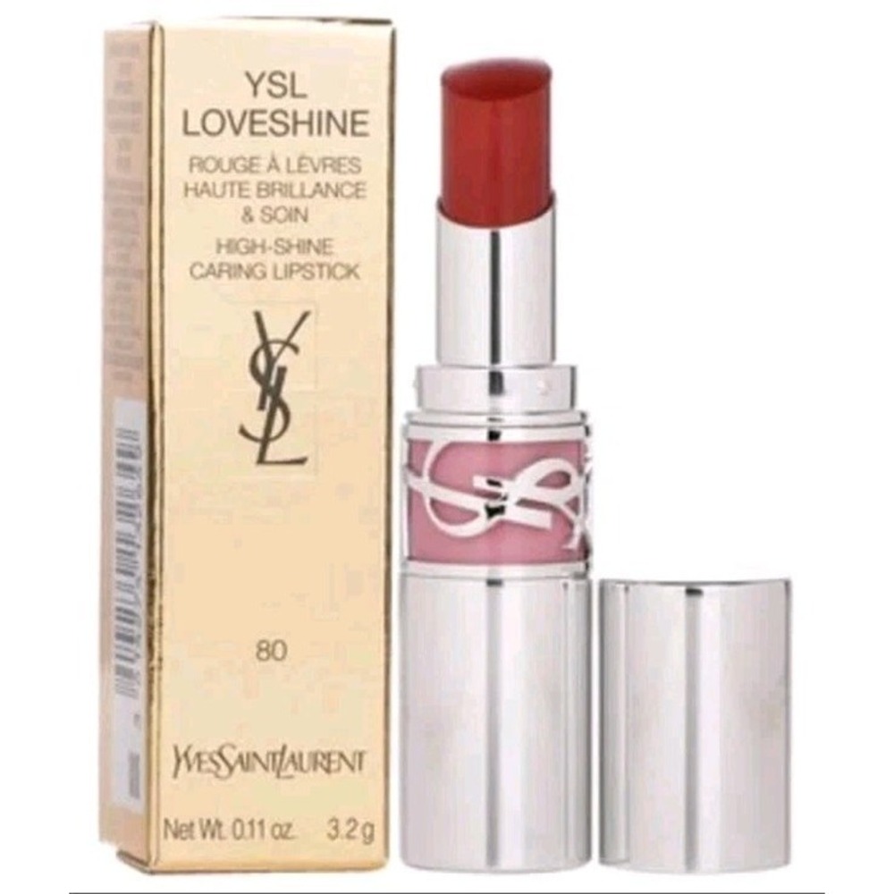Yves Saint Laurent Loveshine Lipstick 0.11 oz # 80 Glowing Lava Makeup